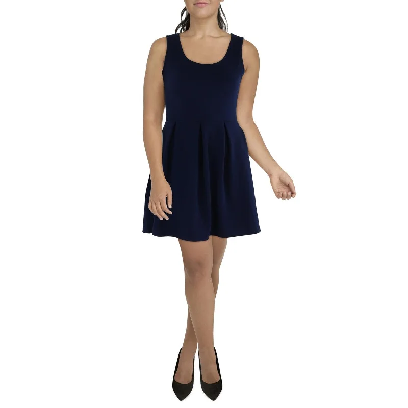 Sleeveless Dress For Casual24seven Comfort Apparel Womens Knit Sleeveless Fit & Flare Dress