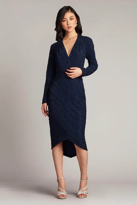 Fashionista Long Sleeves DressTadashi Shoji CAF22843MD - Long Sleeved Dress