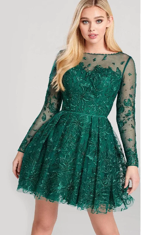 Flowing Long Sleeves DressEllie Wilde EW22062S - Long Sleeve Dress