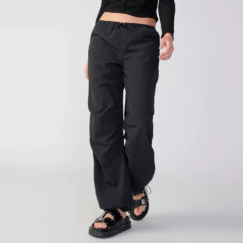 women's sweatpants90s Parachute Pant (Black)