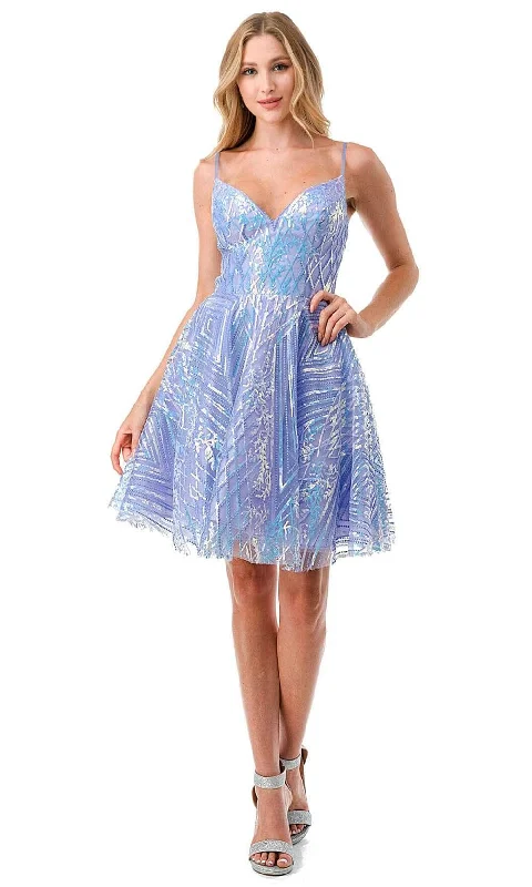 pastel party dressesTrevi Collection S2743M - Pattern Homecoming Dress