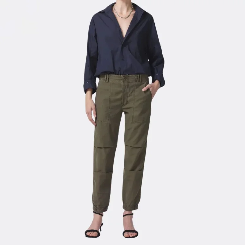 women's low-rise pantsAgni Utility Trouser (Tea Leaf)