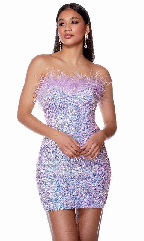 tulle party dressesAlyce Paris 4767 - Sweetheart Sequin Homecoming Dress