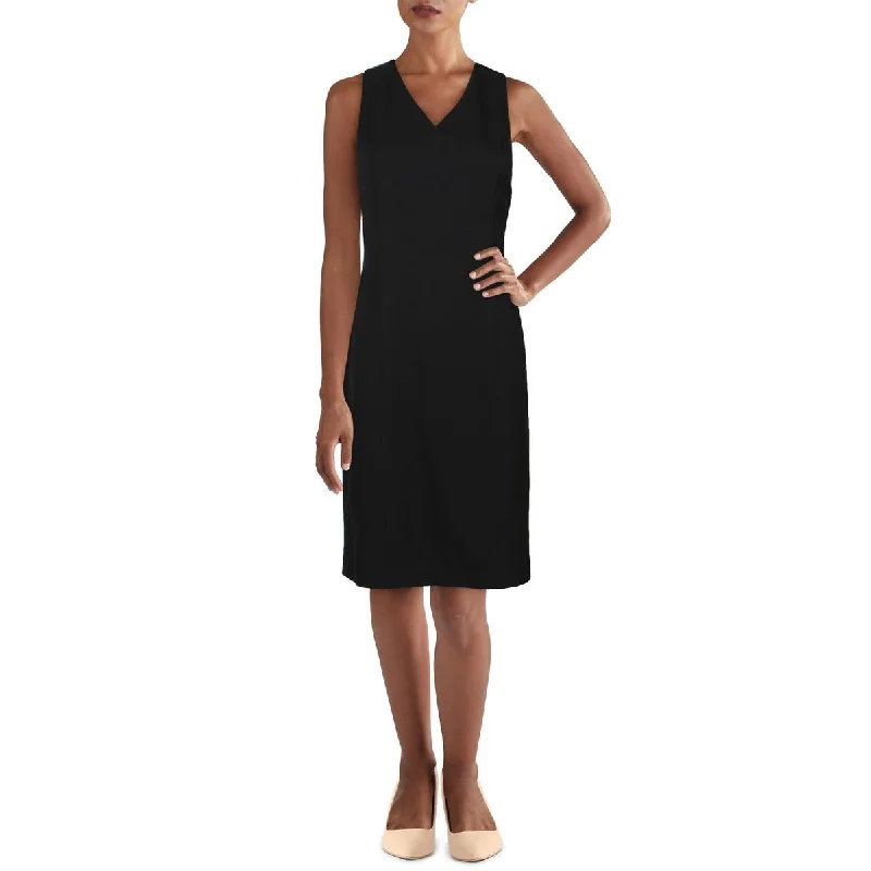 Sleeveless Dress High-LowAnne Klein Womens Crepe Sleeveless Cocktail Dress