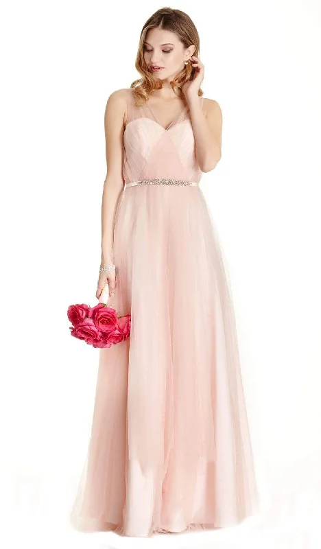 Sleeveless Dress High-LowTrevi Collection L1750 - Sleeveless Sweetheart Lining A-Line Dress