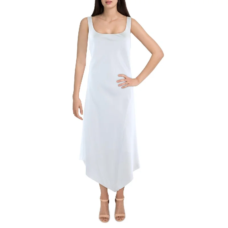 Sleeveless Dress With Sleeves (convertible)Lauren Ralph Lauren Womens Satin Sleeveless Sheath Dress