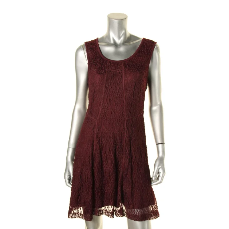 Sleevedless Dress DesignAlfani Womens Petites Lace Sleeveless Cocktail Dress