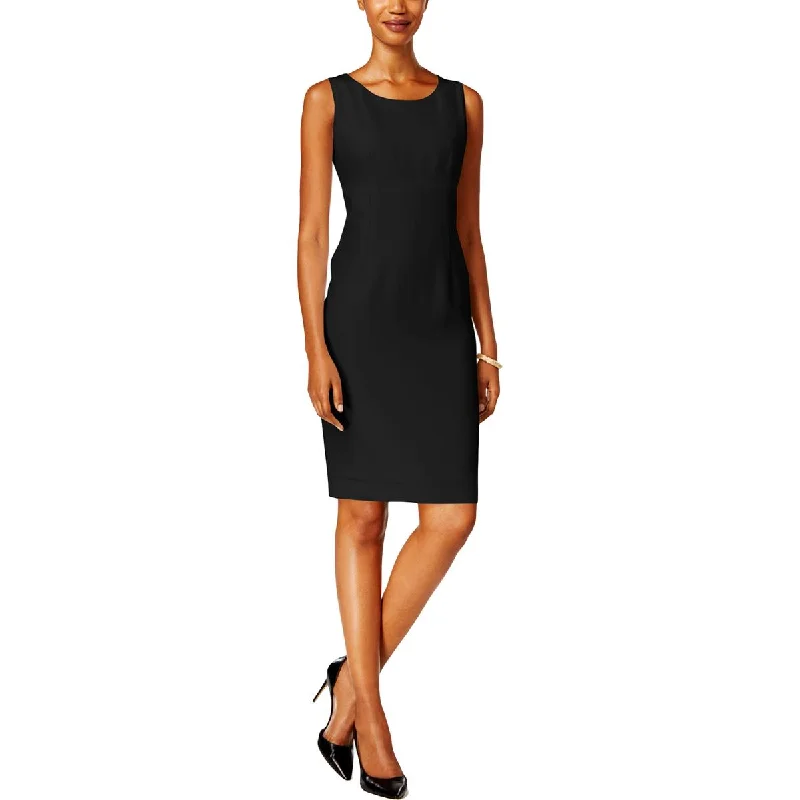 Sleeveless Dress For EveningKasper Womens Crepe Sleeveless Wear to Work Dress