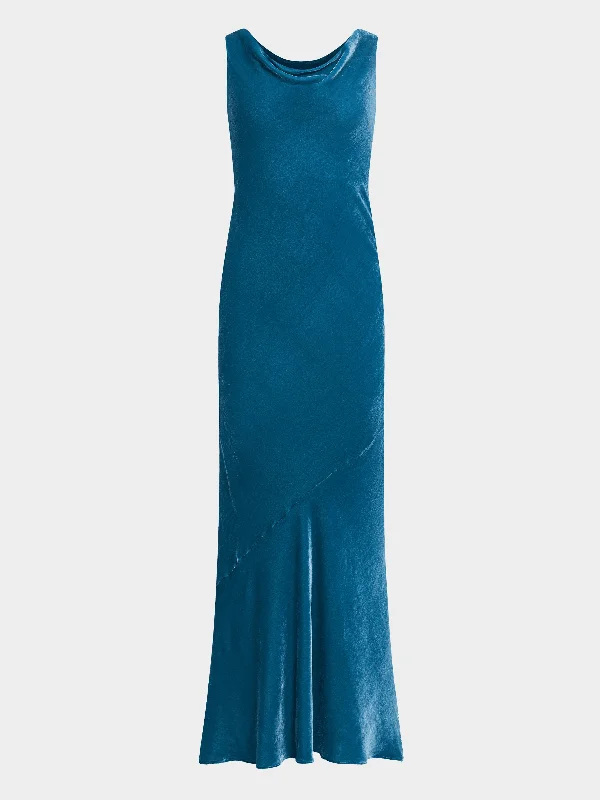 maxi dresses with built-in brasAsher Long Dress in Amazonite