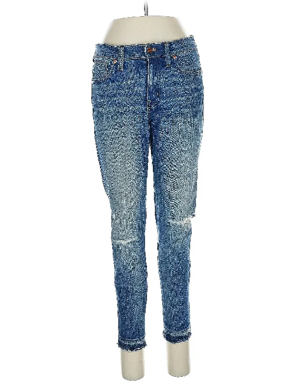 women's denim jeans with embroideryMid-Rise Boyjeans Jeans