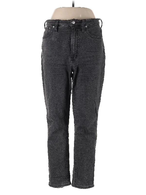 women's denim jeans for business casualHigh-Rise Straight-leg Jeans