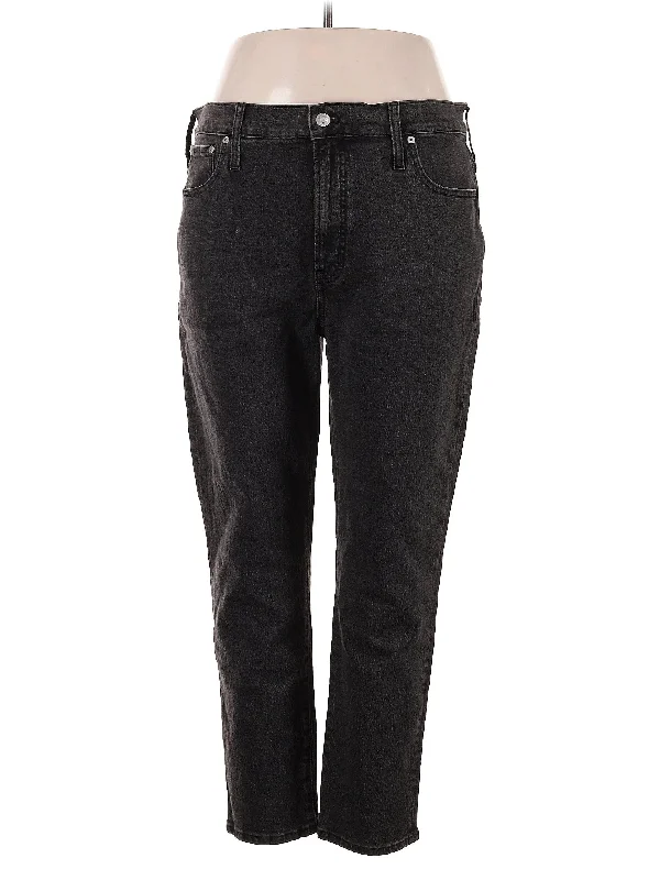 women's denim jeans for summerHigh-Rise Straight-leg Jeans