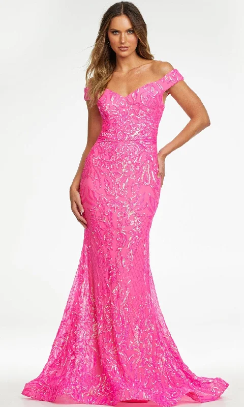 Formal Dress for Creative ThemesAshley Lauren - 11115 Intricate Sequin Gown