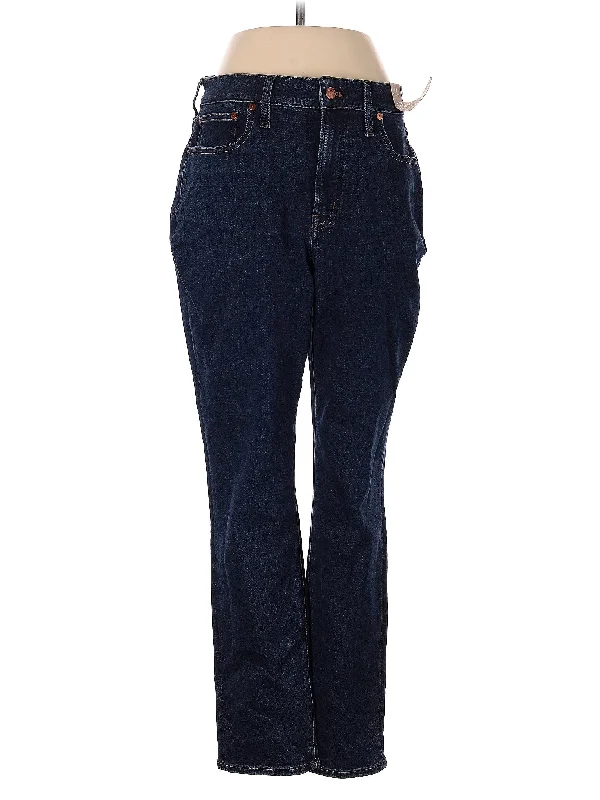 women's denim jeans with button-fly closureHigh-Rise Bootleg Jeans in Dark Wash