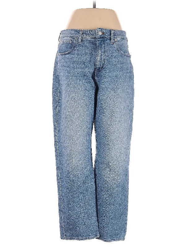 women's denim jeans for everyday wearMid-Rise Wide-leg Jeans in Light Wash