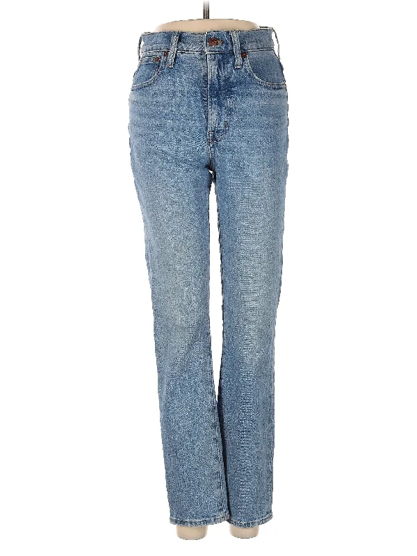 women's low-rise denim jeansHigh-Rise Bootleg Jeans in Light Wash