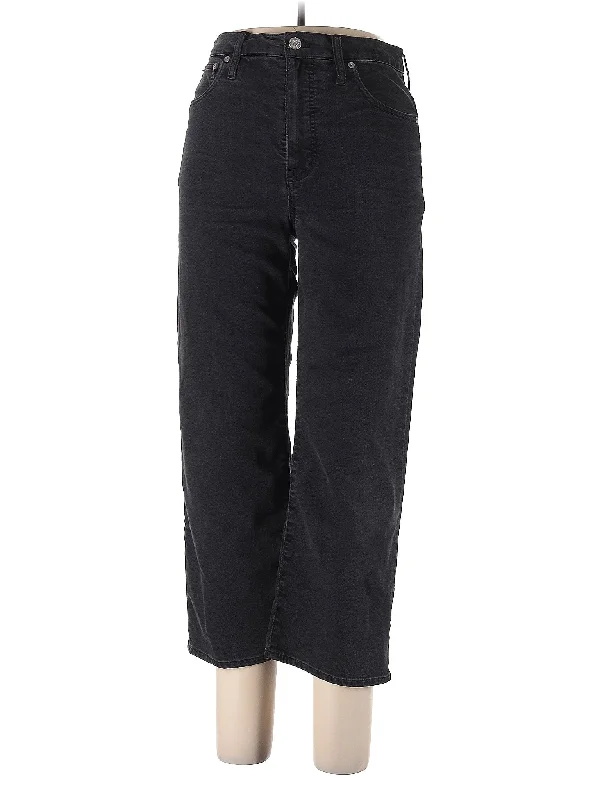 women's denim jeans with contrasting stitchingMid-Rise Wide-leg Jeans