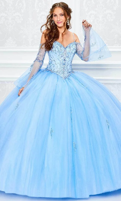 Formal Dress for Opera NightsPrincesa by Ariana Vara PR11941 - Beaded Bell Sleeve Ballgown