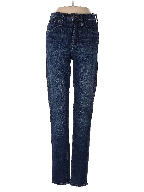 women's denim jeans for a comfortable fitHigh-Rise Straight-leg Jeans in Dark Wash