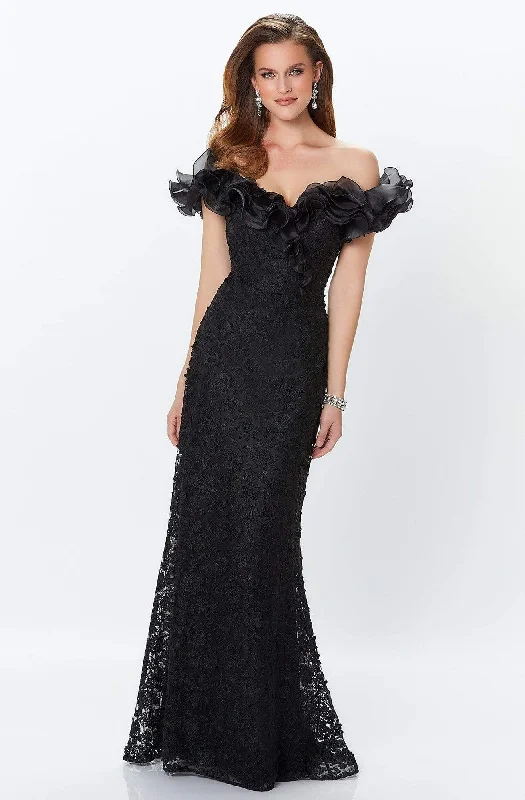 Formal Dress for Awards CeremoniesMontage by Mon Cheri - 119931 Ruffled Off-Shoulder Gown