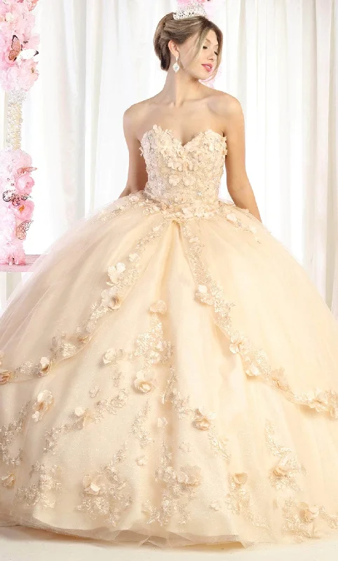 Formal Dress for Formal DinnersMay Queen LK177 - Sweetheart Quinceanera Ballgown