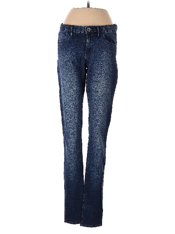 women's denim jeans for a cozy dayMid-Rise Straight-leg Jeans in Dark Wash