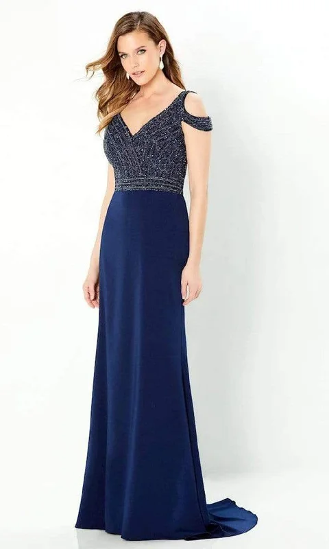 Formal Dress for Charity AwardsMontage by Mon Cheri - 220951 Embellished V-Neck Gown