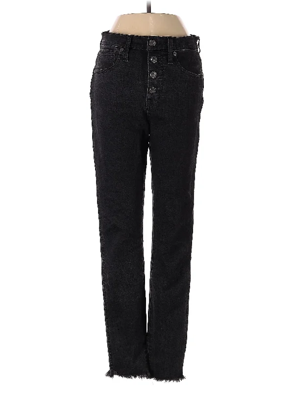 women's denim jeans for a casual FridayHigh-Rise Straight-leg Jeans in Dark Wash