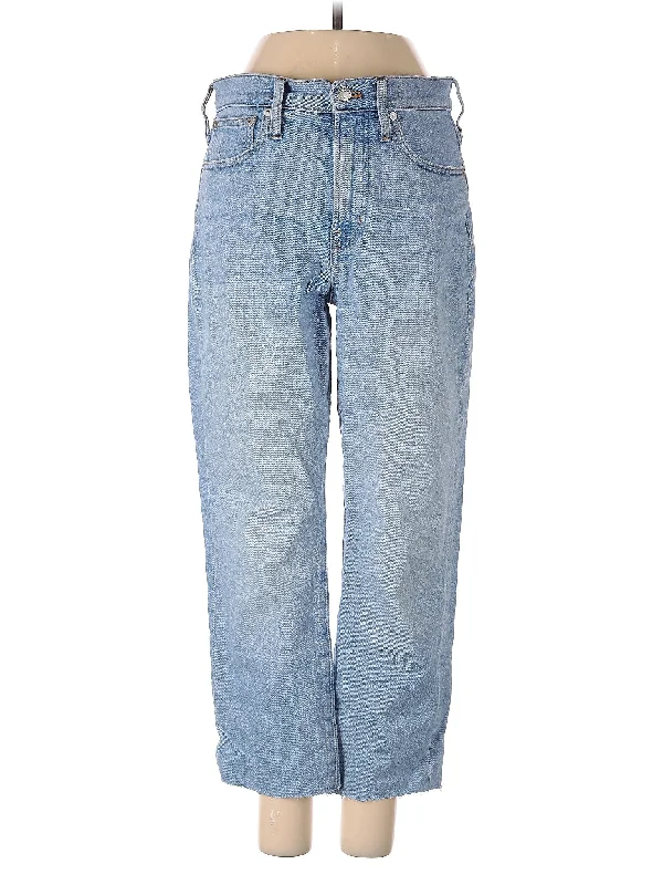 women's denim jeans with pocketsMid-Rise Boyjeans Jeans in Light Wash