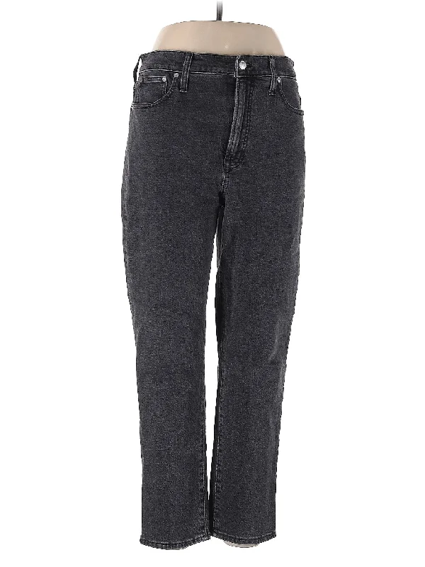 women's flare denim jeansMid-Rise Straight-leg Jeans