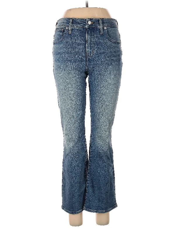 women's denim jeans for a casual FridayHigh-Rise Bootleg Jeans in Medium Wash