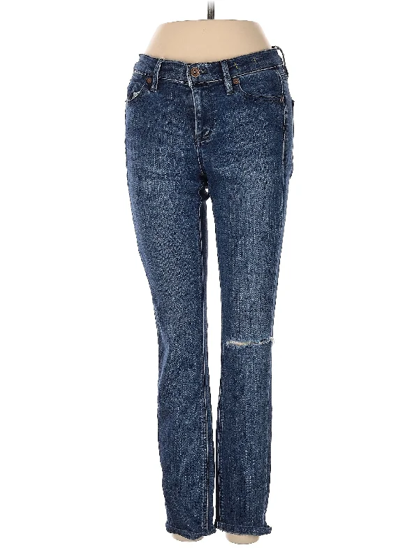 women's denim jeans for pear-shaped bodiesMid-Rise Bootleg Jeans