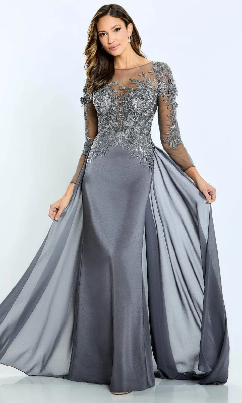 Formal Dress for QuinceañerasMontage by Mon Cheri M509 - Long Sleeve trumpet Gown