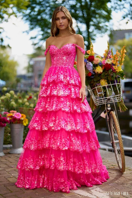 Formal Dress for QuinceañerasSherri Hill 56196 - Sequine Gown