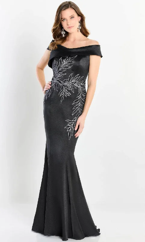 Formal Dress for Garden Party ThemesMontage by Mon Cheri M2210 - Silk-Made Off Shoulder Formal Gown