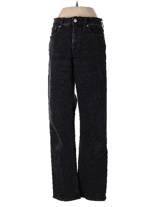 women's denim jeans for a timeless classic lookMid-Rise Wide-leg Jeans in Dark Wash