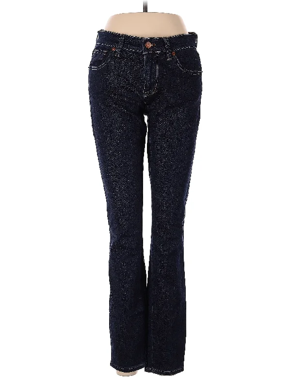 women's straight-leg denim jeansMid-Rise Bootleg Jeans in Dark Wash