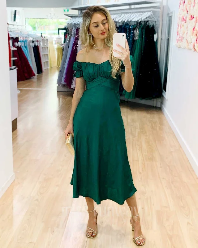 midi dresses for winterMasie Midi Dress - Forest Green