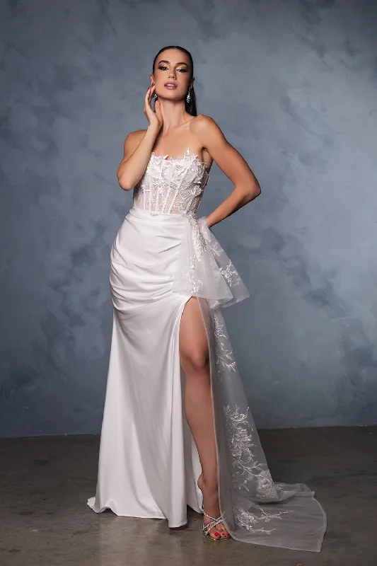 ball gown wedding dressesWholesale Wedding Gown High Slit Sweetheart Bridal Dress By LA2072