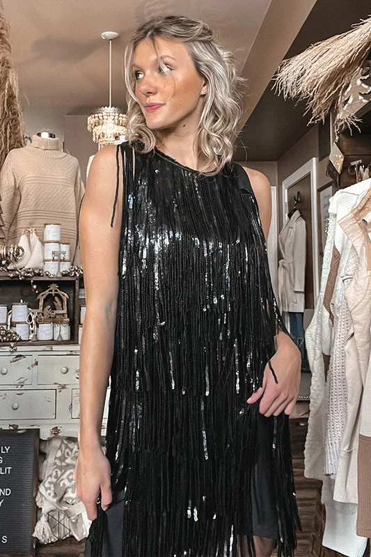 women's statement dressesAudrey Fringe Dress