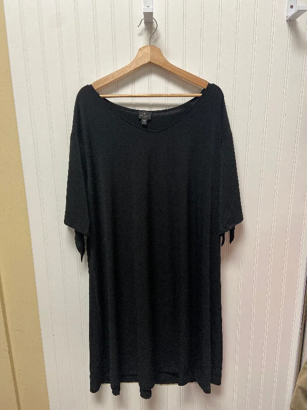 women's casual dressesBlack Dress Casual Short Worthington, Size 2x