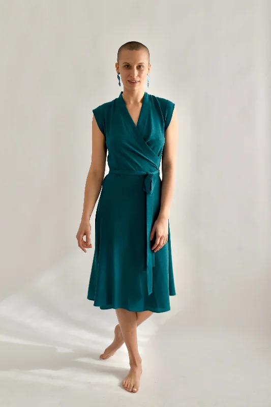 women's affordable dressesFrancis Dress in Pthalo