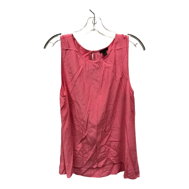 satin women's topsTop Sleeveless By Ann Taylor  Size: M