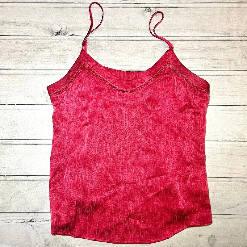 women's tops with sheer overlaysTop Sleeveless By Lost April  Size: M