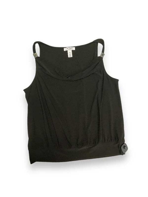 women's tops with cold-shoulder cutsTop Sleeveless By White House Black Market  Size: Xl