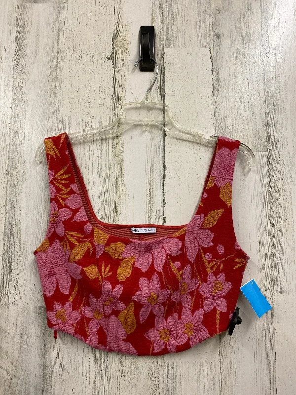 women's tops for those who want to stay cool and chic during warmer weatherTop Sleeveless By Zara  Size: L